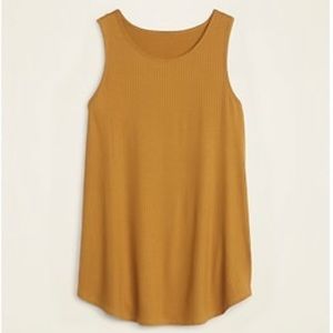 OLD NAVY High Neck Rib-Knit Swing Tank